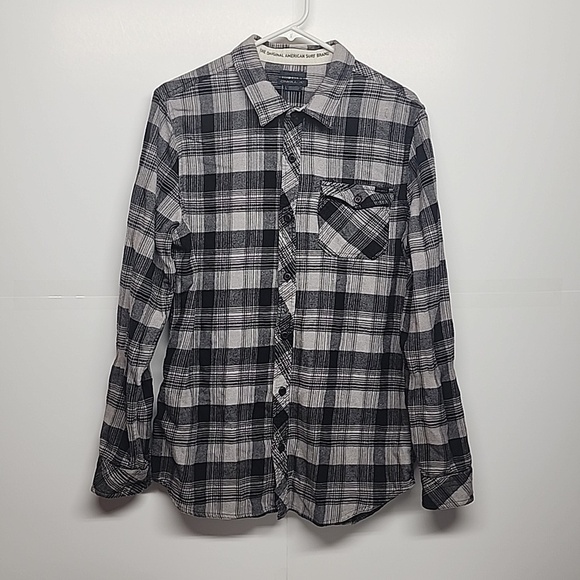 O'Neill Other - O'NEILL Large classic fit 100% cotton black/gray button down long sleeve shirt